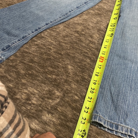 Girls Jeans. EUC size 8. Bootcut with elastic waistband. Crazy 8 brand - Picture 8 of 11